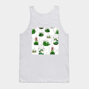 Teapot Terrarium Pattern Tank Top